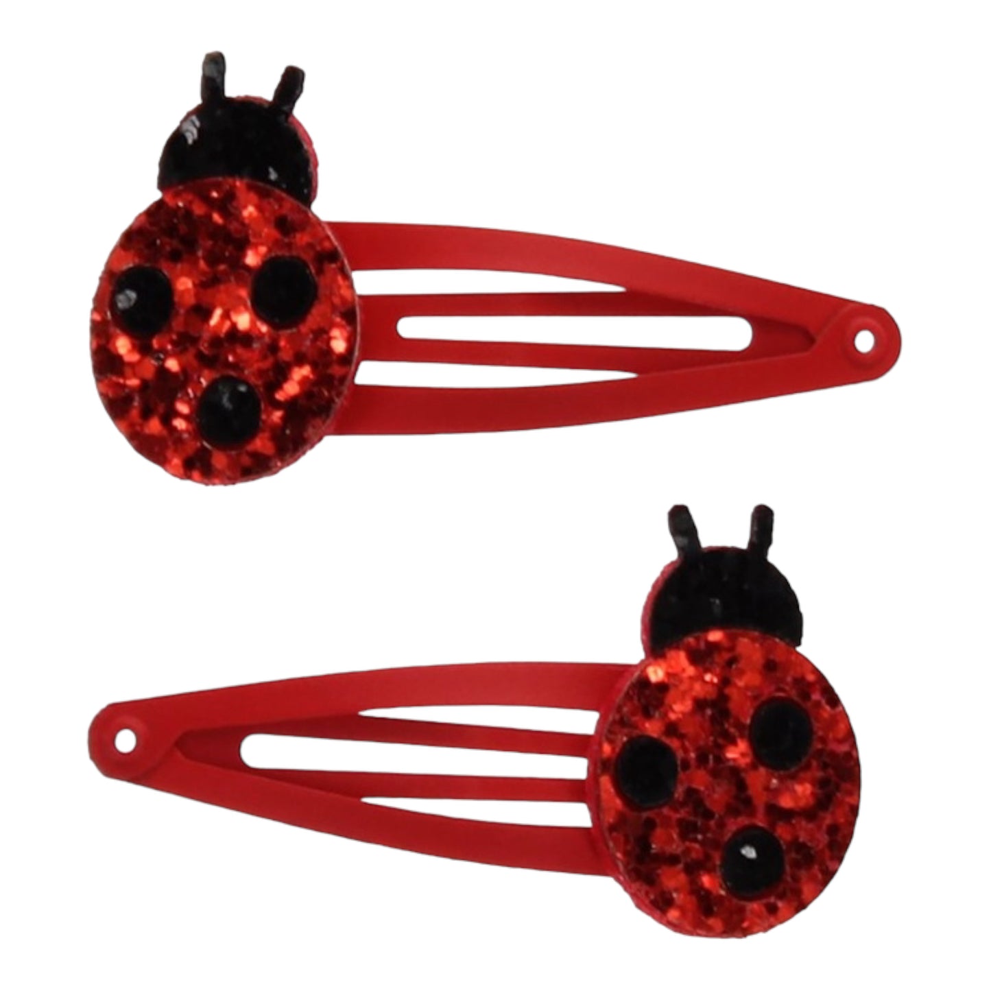 Ladybird Glitter Hair Clips