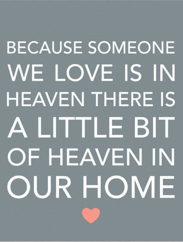 Heaven In Our Home Mini Metal Sign