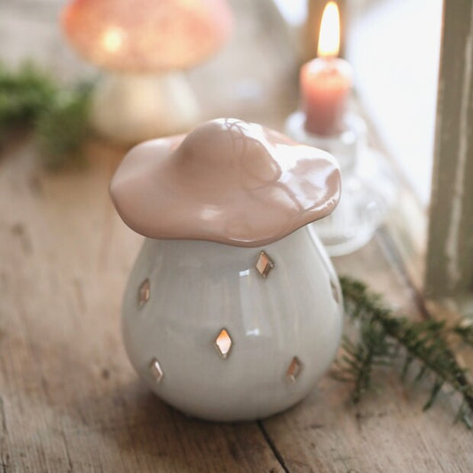 Ceramic Toadstool Wax Burner