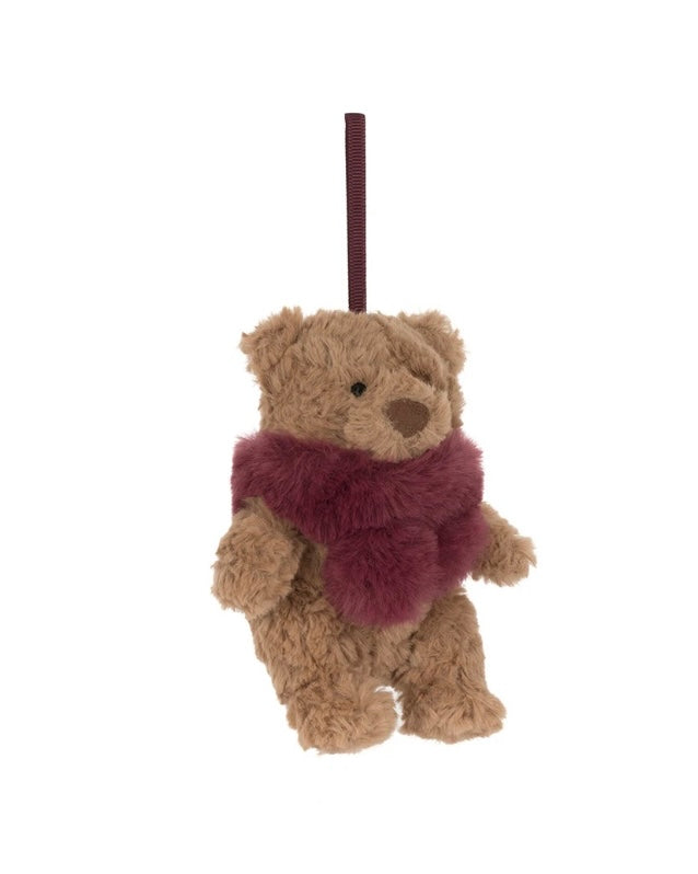 Jellycat Bartholomew Bear Winter Warmer Decoration