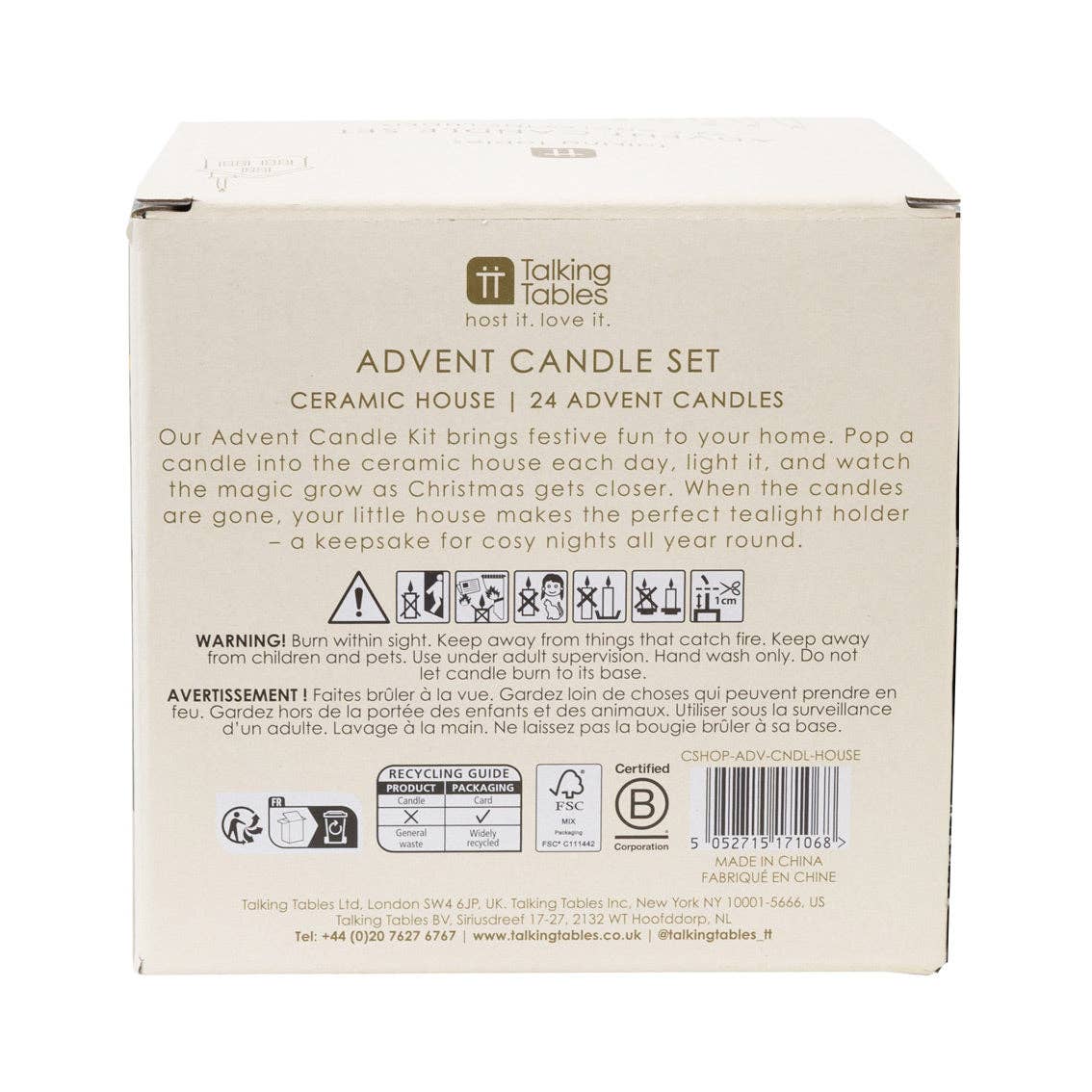 House & Advent Candle Kit