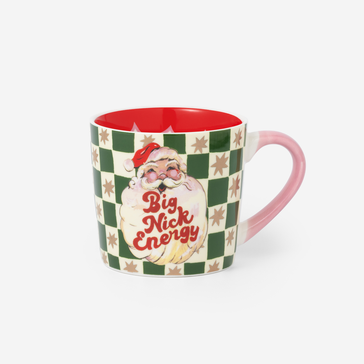 Big Nick Energy Checkerboard Mug
