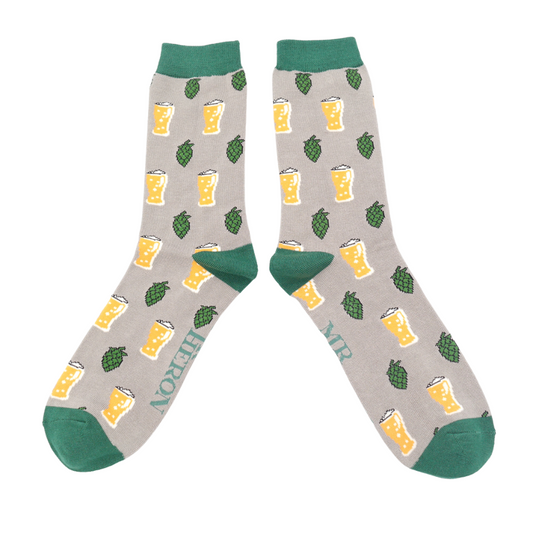 Mr Heron Bamboo Beer Socks - Various Colours