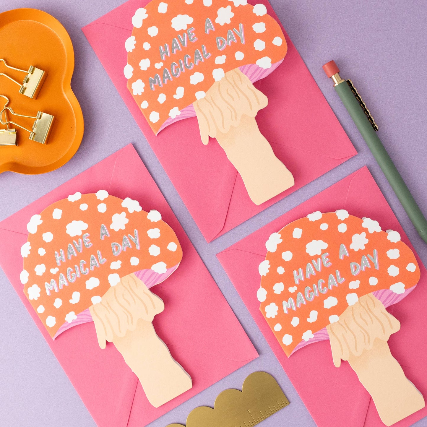 Mushroom Birthday Card