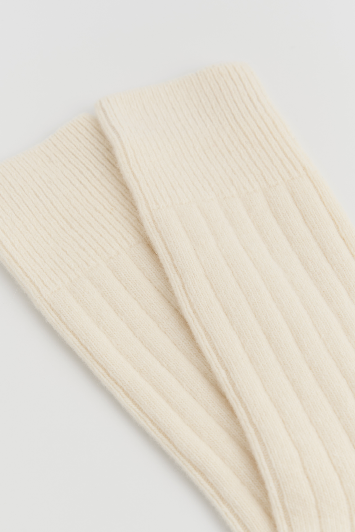 Clotted Cream Merino Bed Socks - UK 4-8