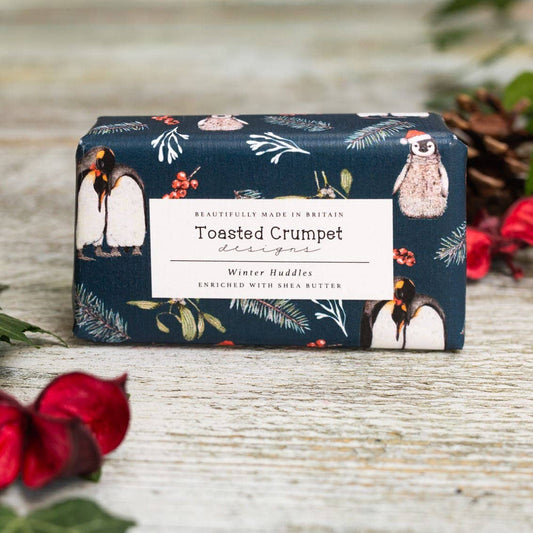 Winter Huddles Soap (Christmas Penguins Collection)