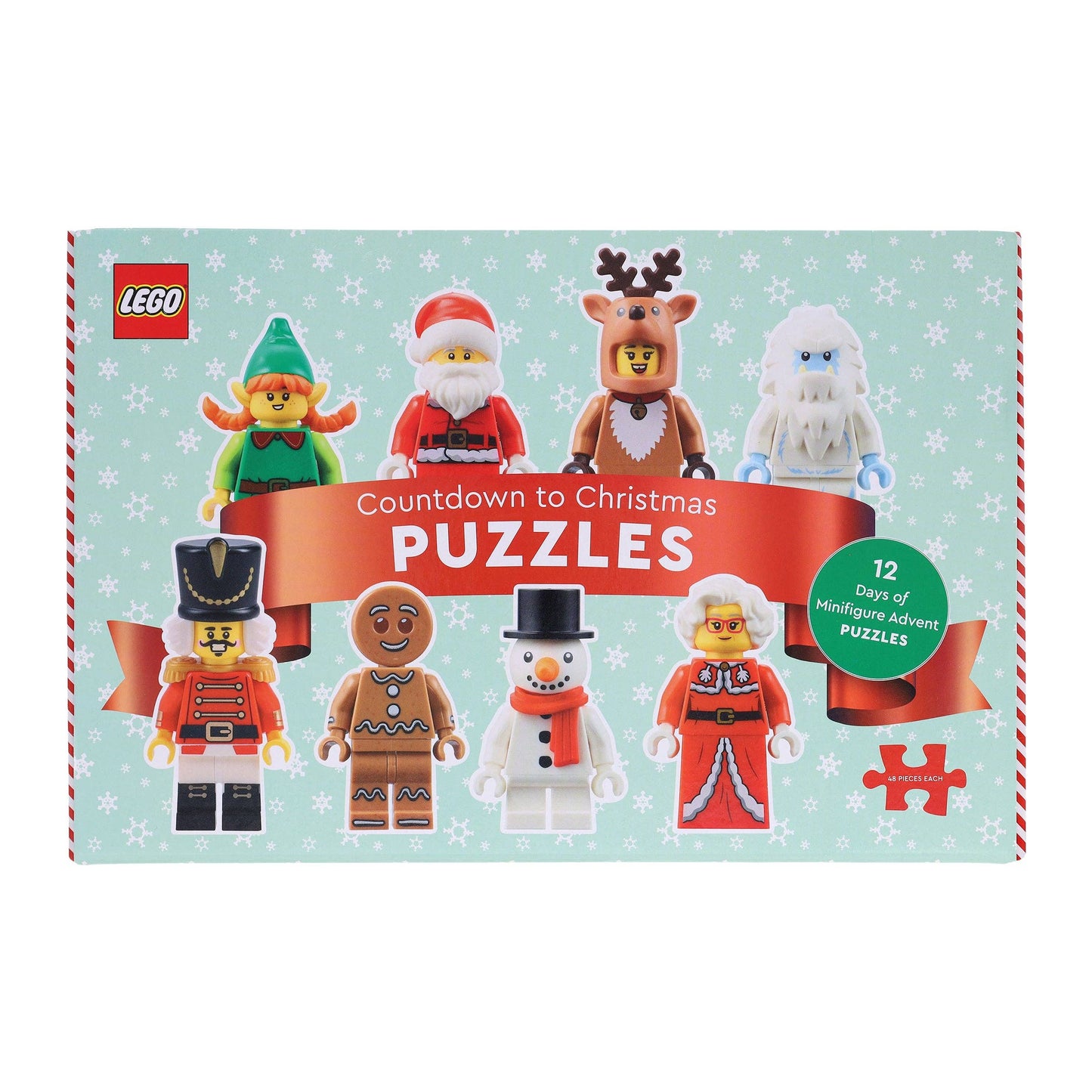 LEGO Countdown to Christmas Puzzles - 12 Days of Minifigure Advent Puzzles