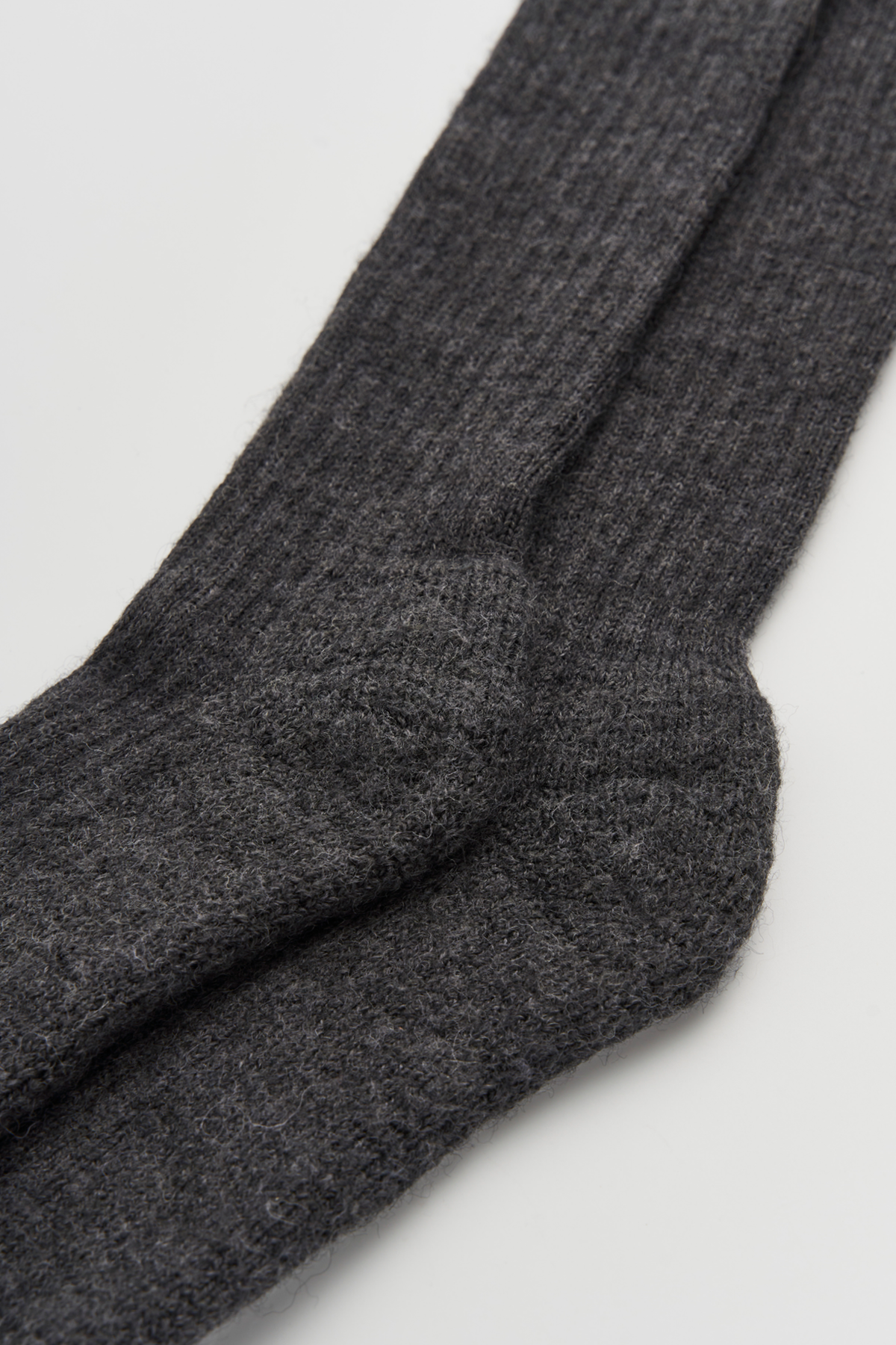 Storm Grey Wool Knee High Socks: Storm Grey / Small (UK 4-7)