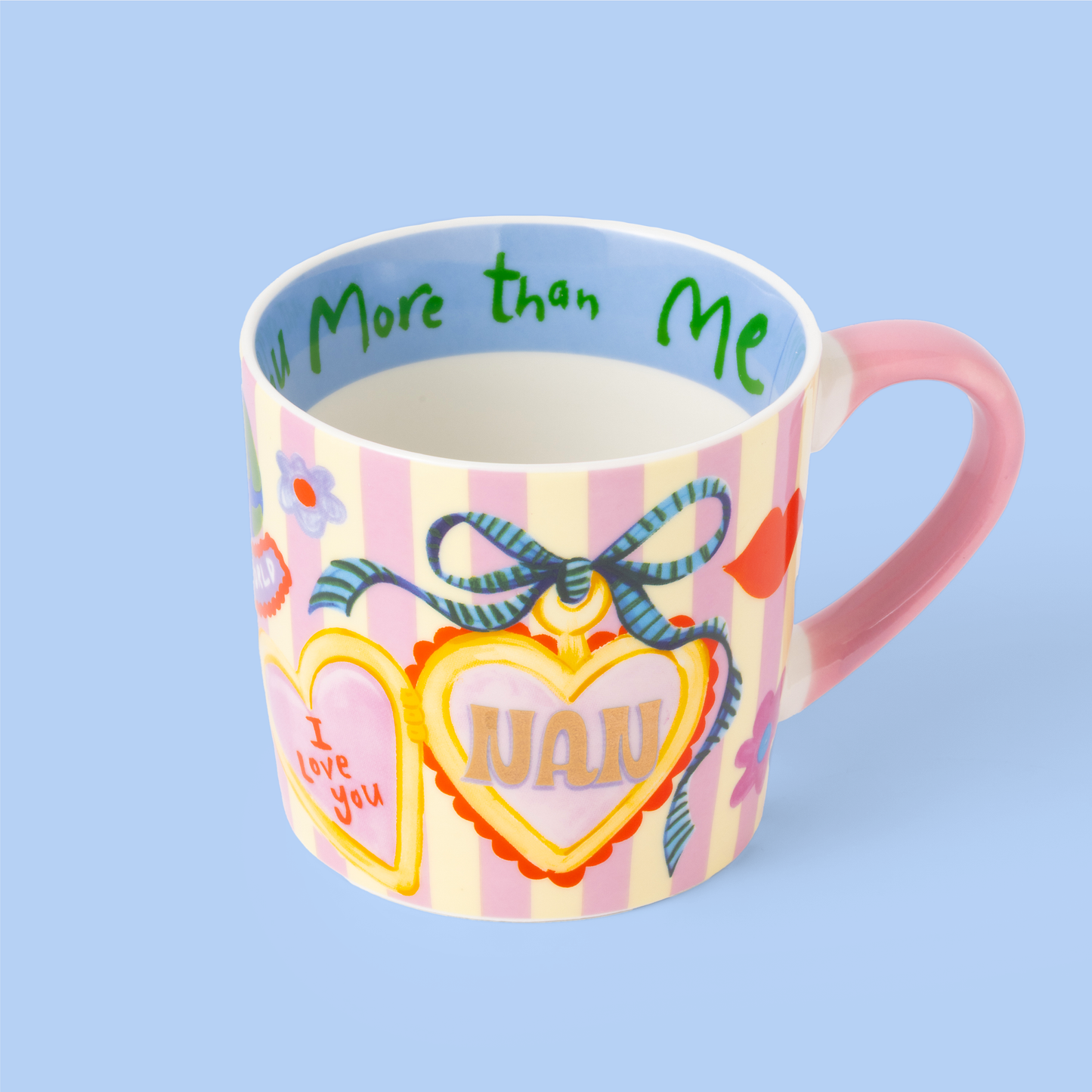 Nan Heart Charm Mug - Eleanor Bowmer
