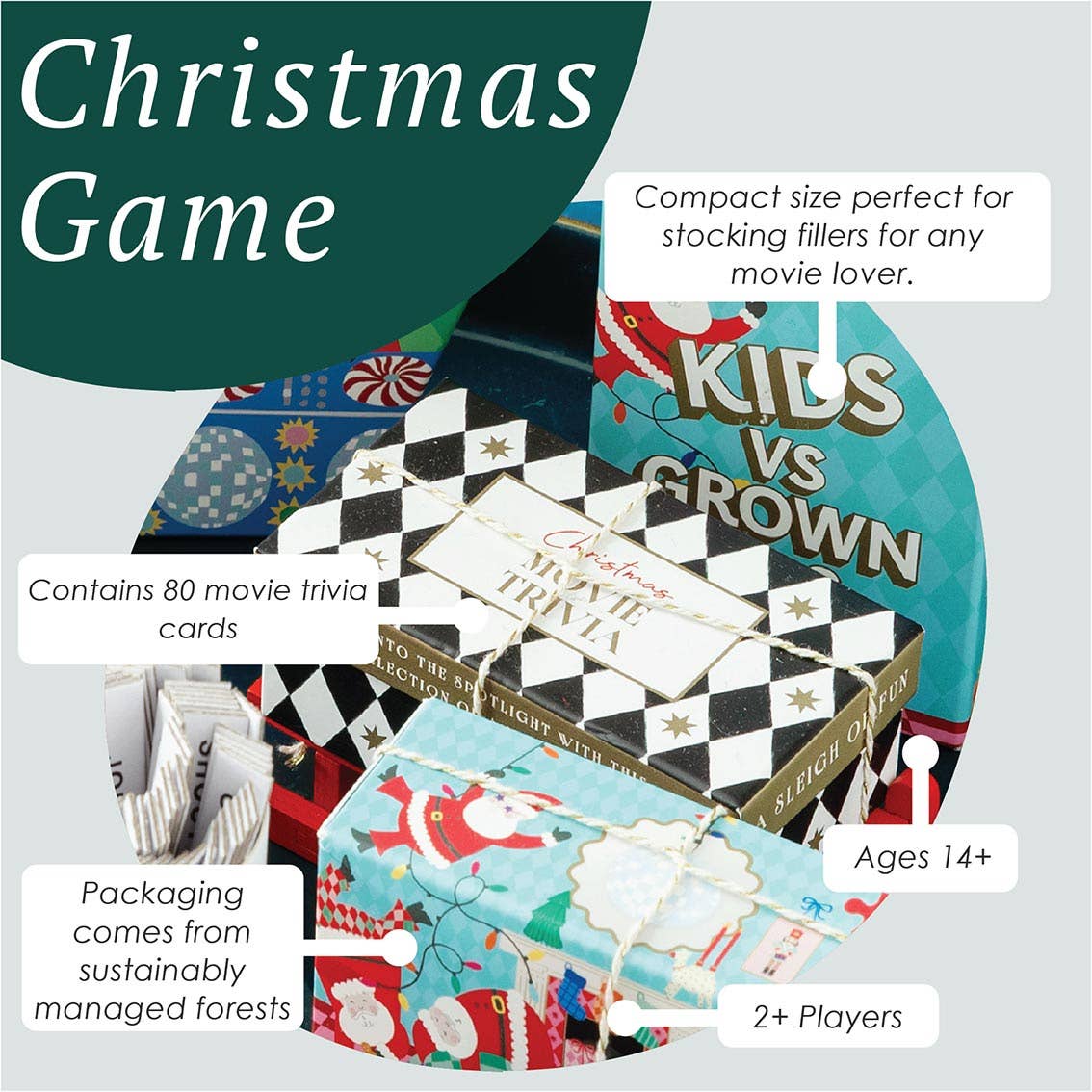 Movie Trivia Christmas Mini Sleigh
