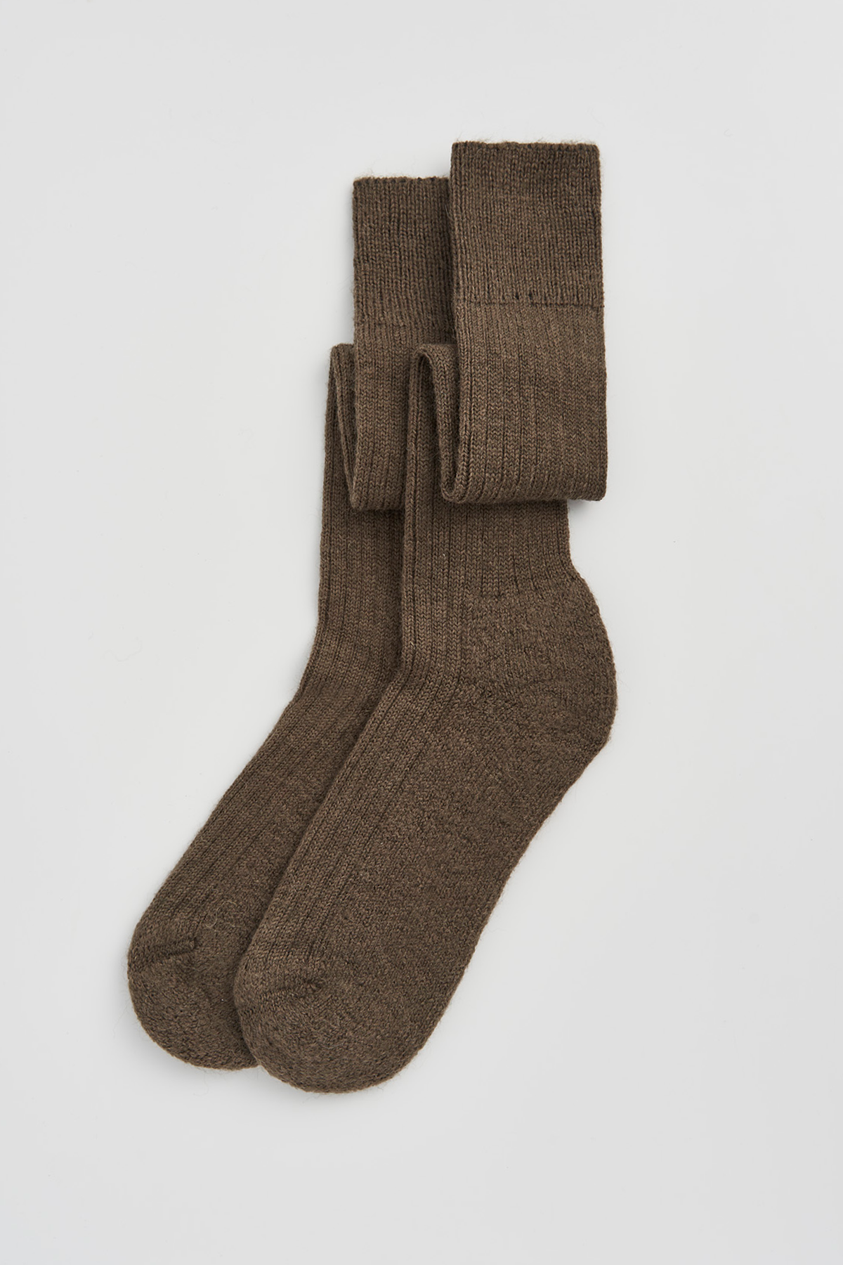 Toad Green Wool Knee High Socks: Small (UK 4-7)
