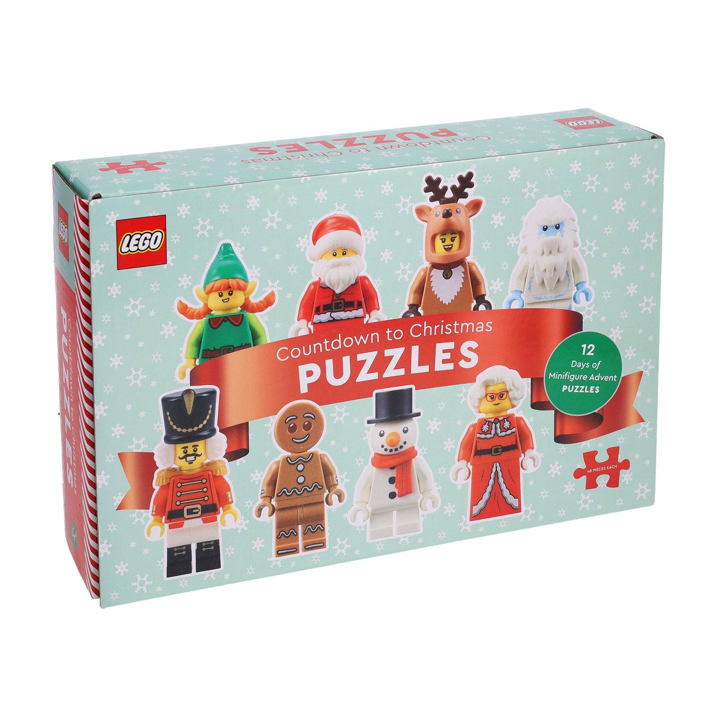 LEGO Countdown to Christmas Puzzles - 12 Days of Minifigure Advent Puzzles
