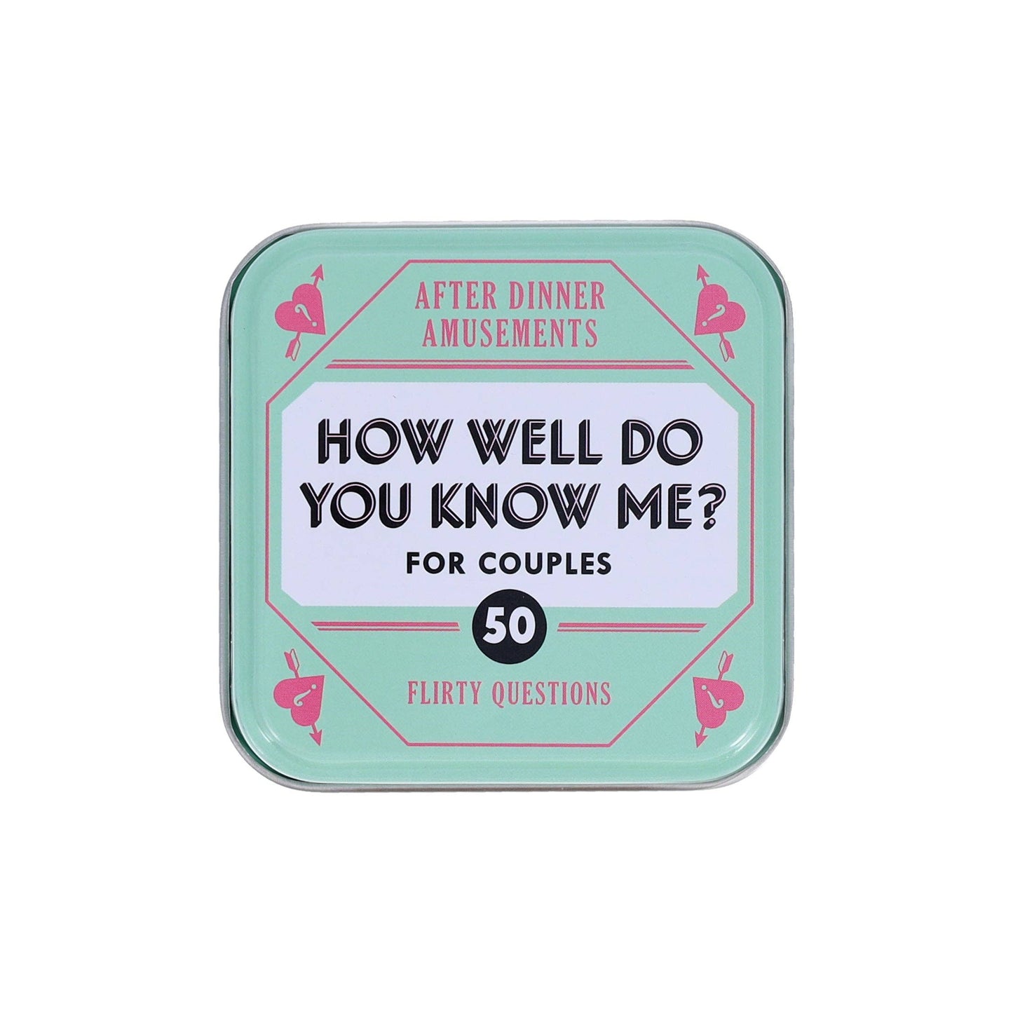 After Dinner Amusements: How Well Do You Know Me? For Couples - 50 Flirty Questions Game