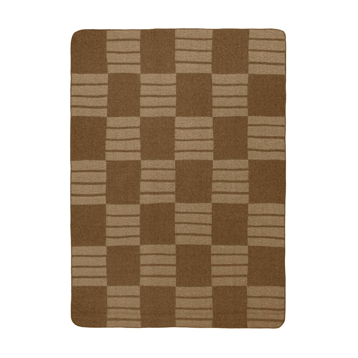 Harlech Woven Reversible Brown Throw 130 x 180cm