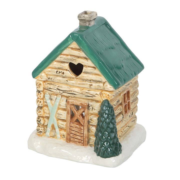 Winter Cabin Ski Chalet Oil Burner