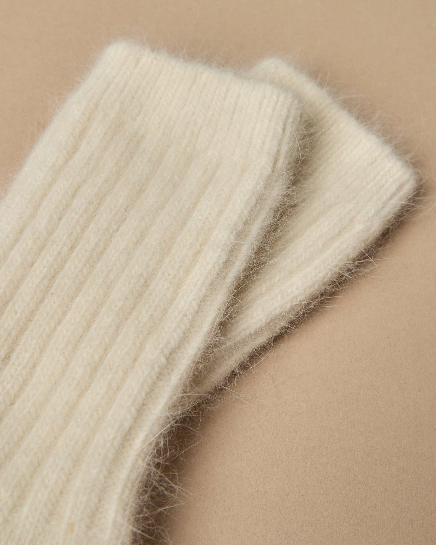Soft Angora Sock | Ivory
