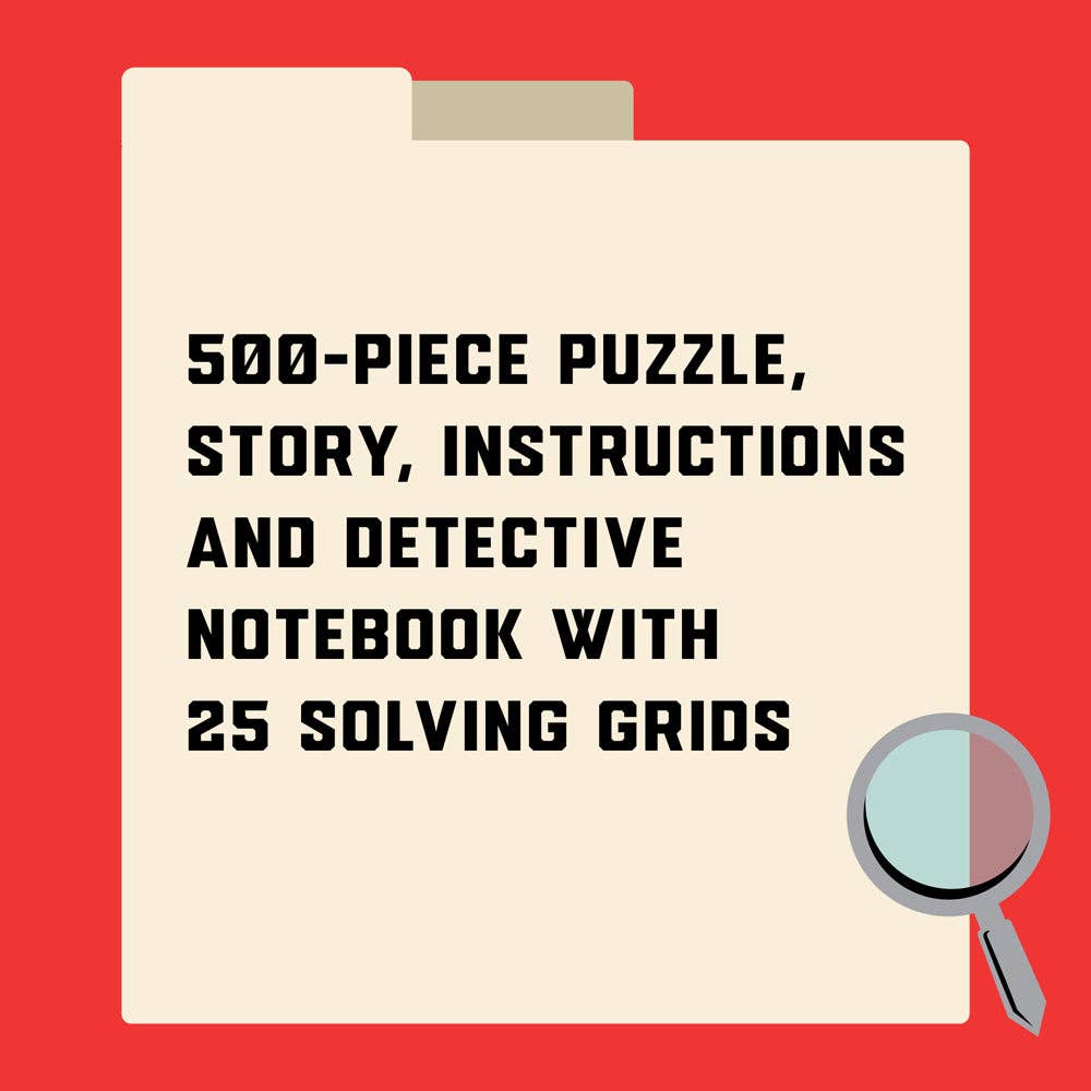 Murdle in the Mystery Mansion 500-Piece Jigsaw Puzzle (Jigsaw Products)