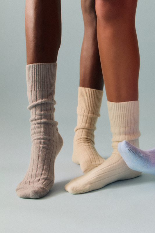 Correct Grey Merino Bed Socks - UK 4-8