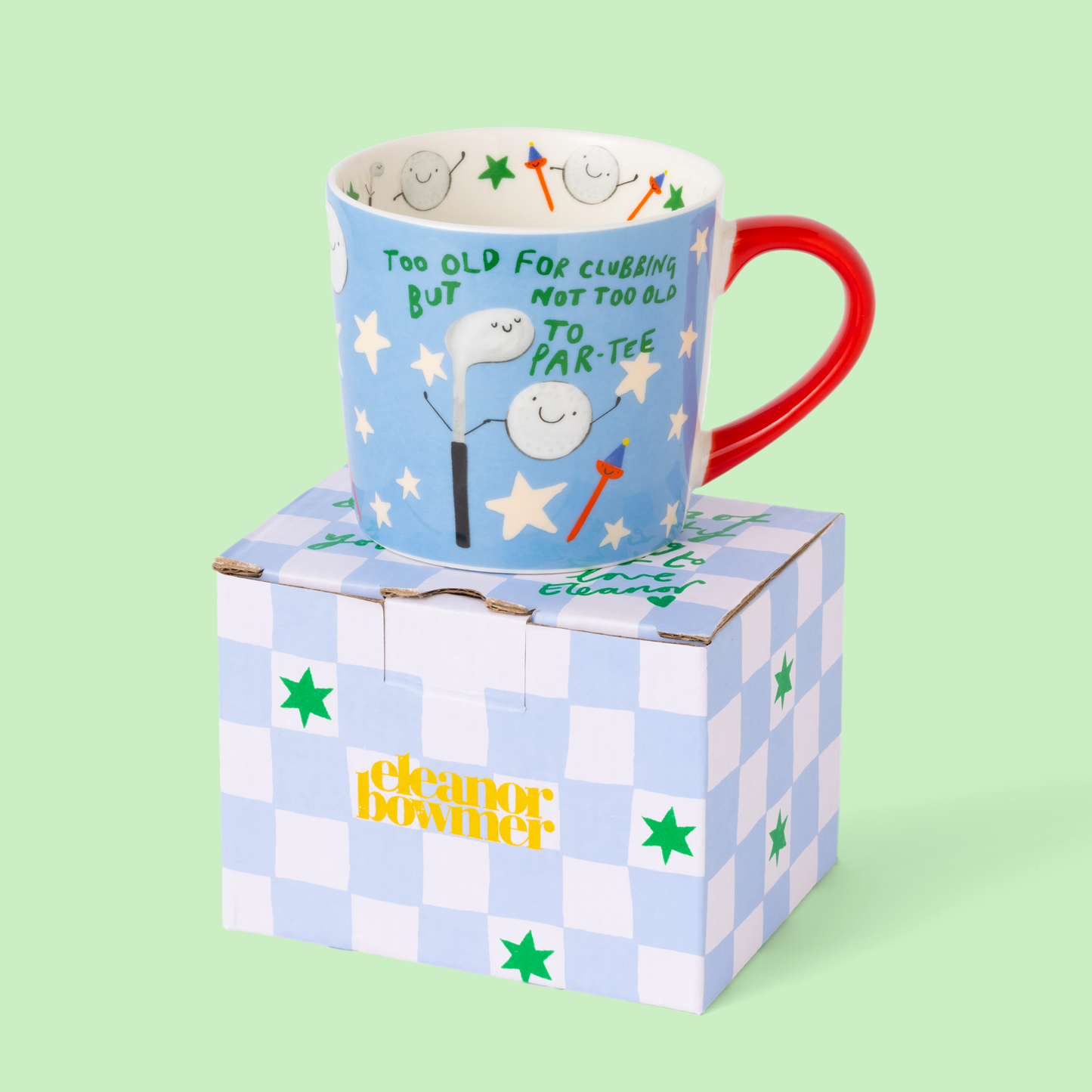Too Old For Clubbing Mug - Eleanor Bowmer