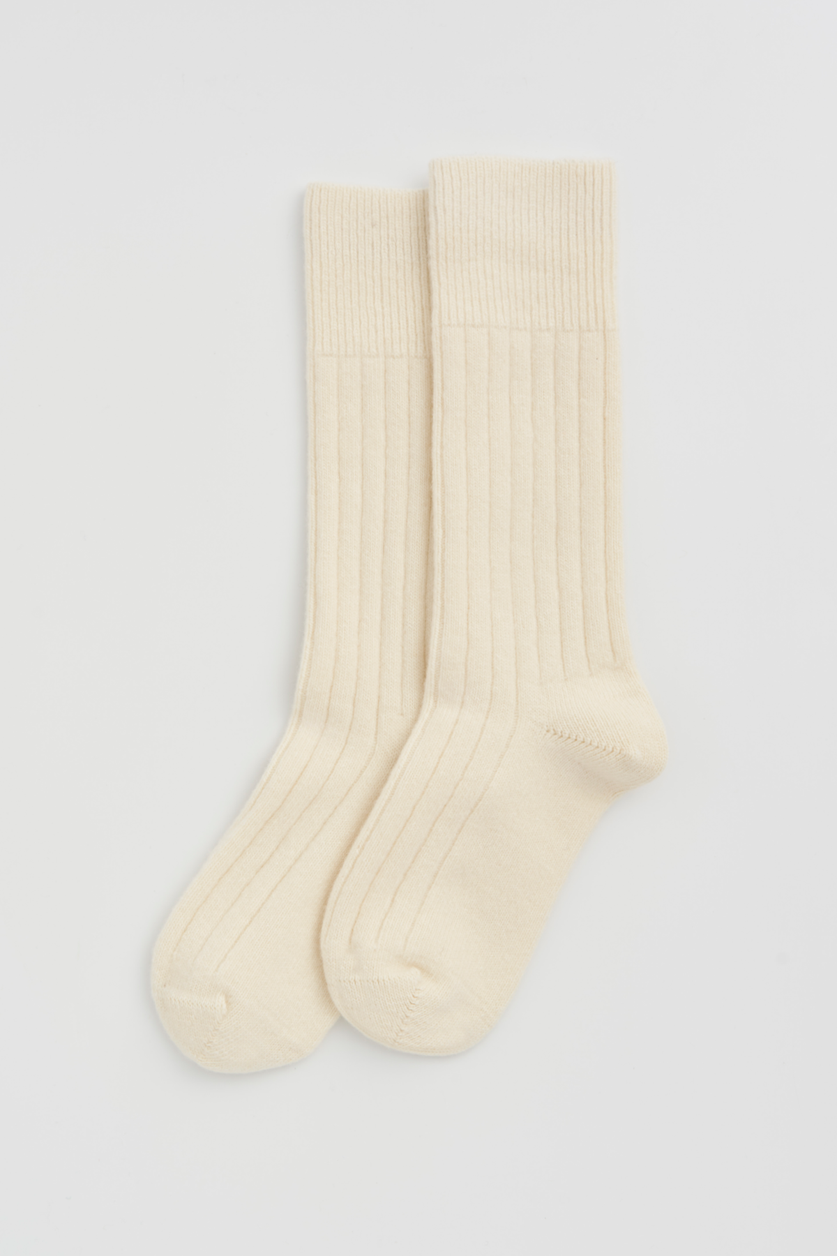 Clotted Cream Merino Bed Socks - UK 4-8