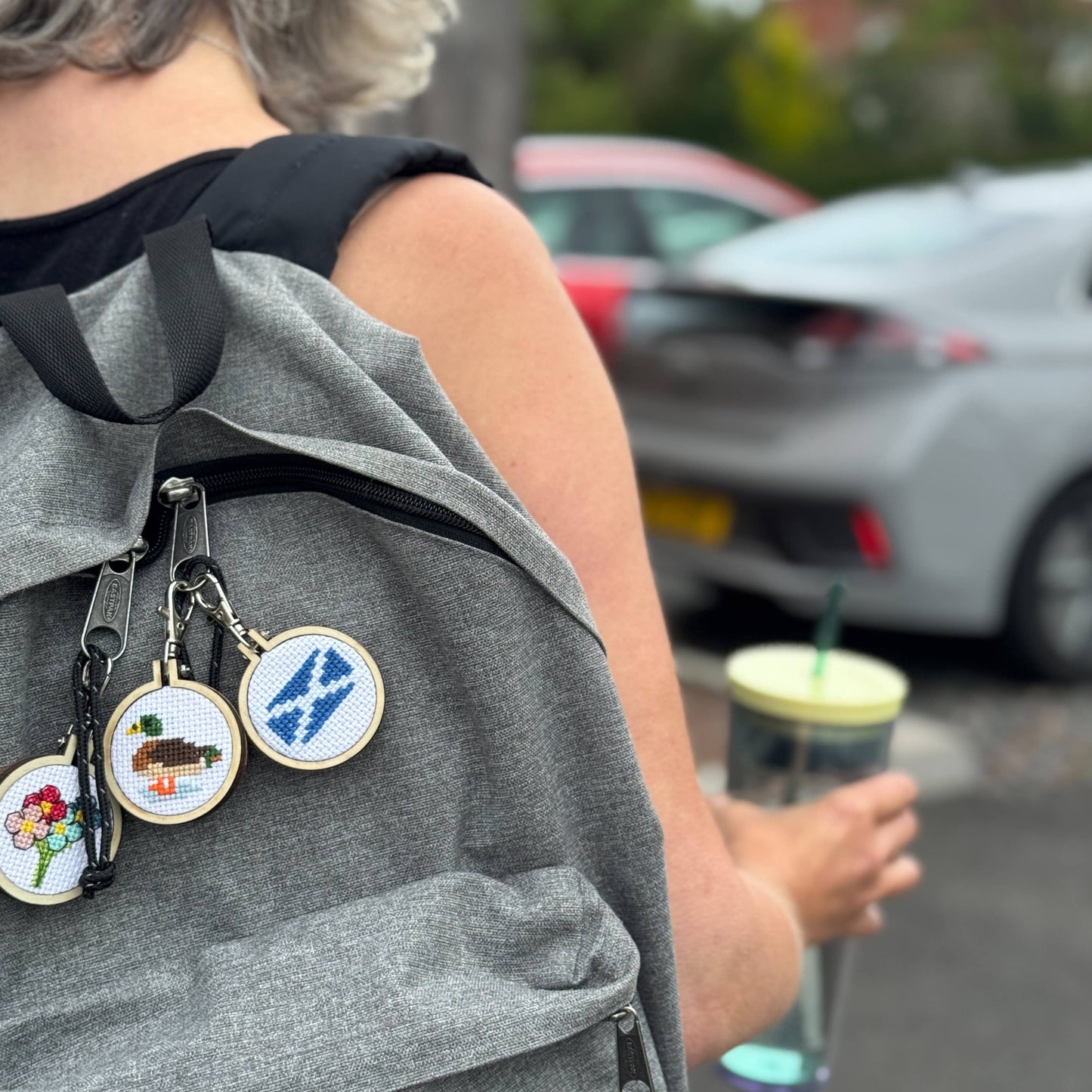 Happy Mother's Day (Heart) Mini Matchbox Cross Stitch Kit