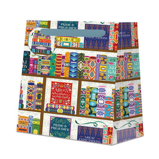 Jenny Zemanek Medium Square Gift Bag Books Eco