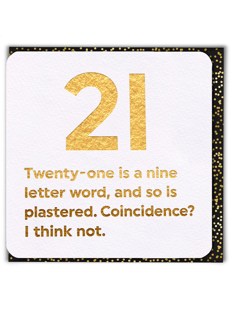 21st - Birthday Card
