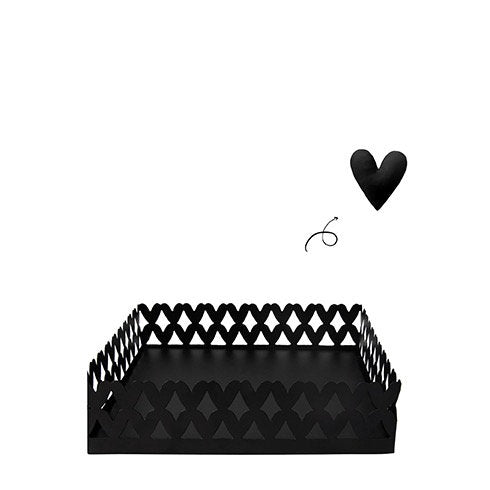 Black Hearts Napkin Holder