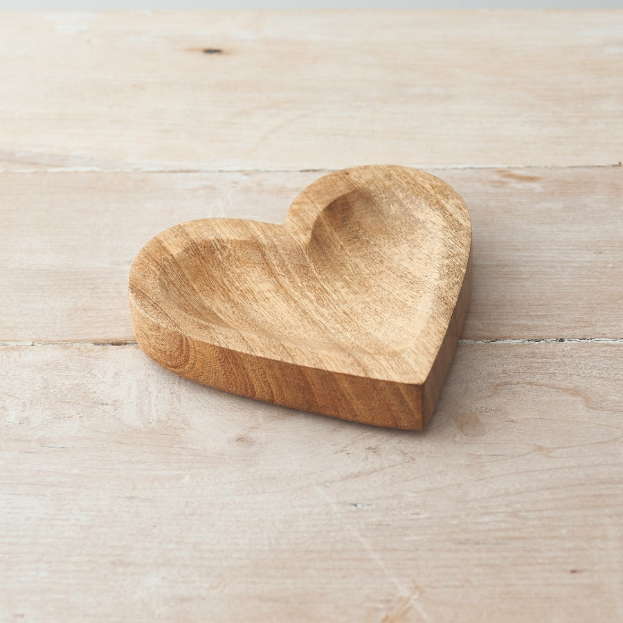 Wooden Heart Dish - 3 sizes