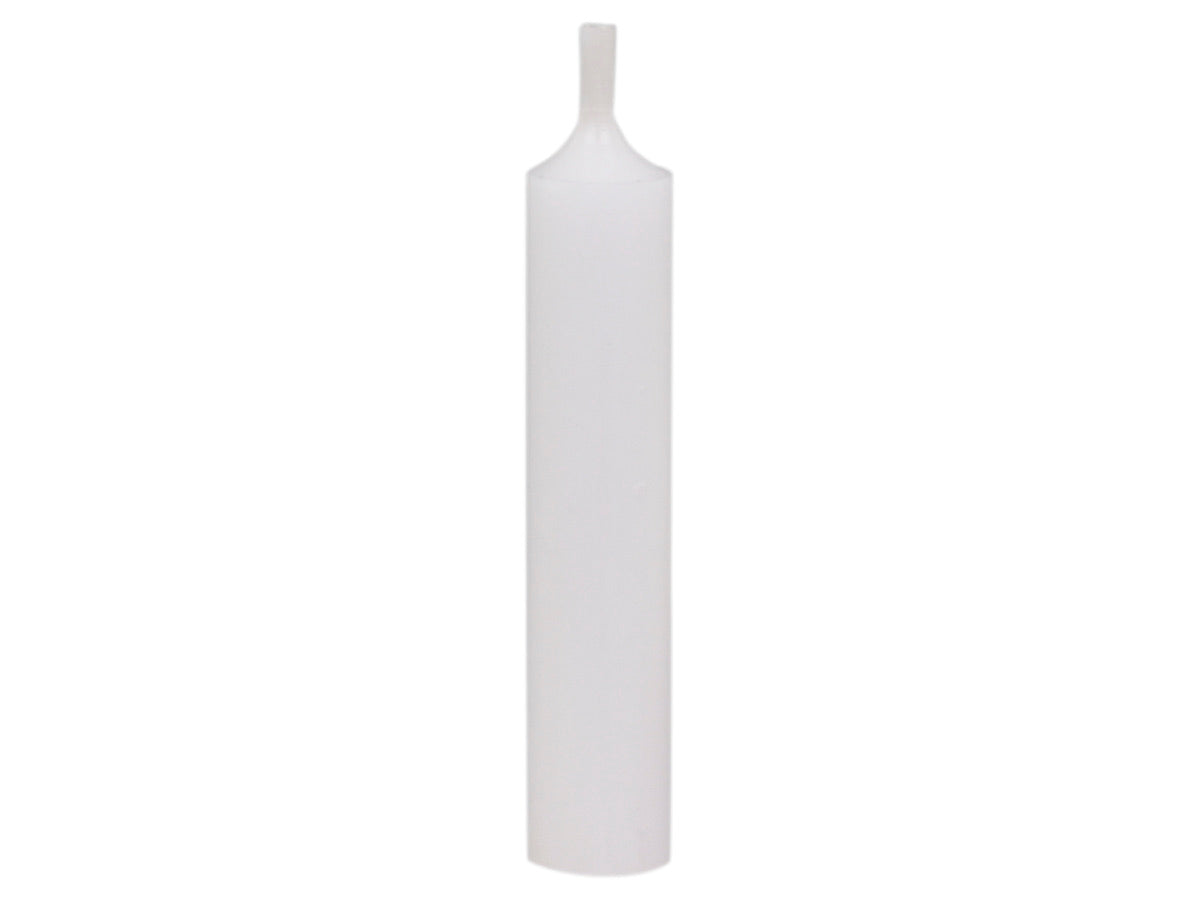 Bundle of 5 White Dinner Candles