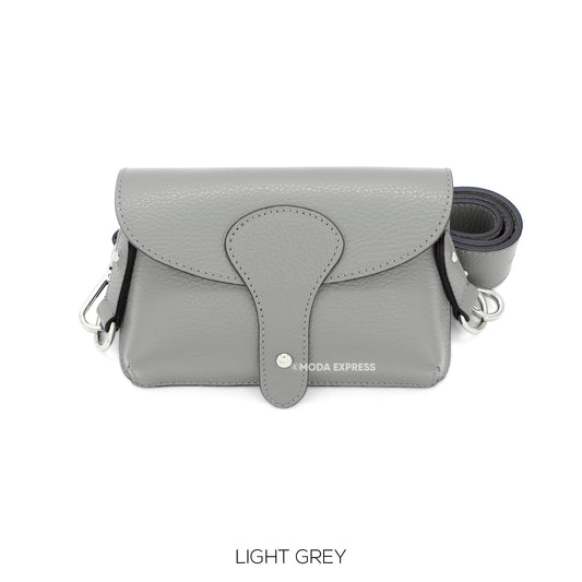 Leather Across Body Chest Bag - Various colours