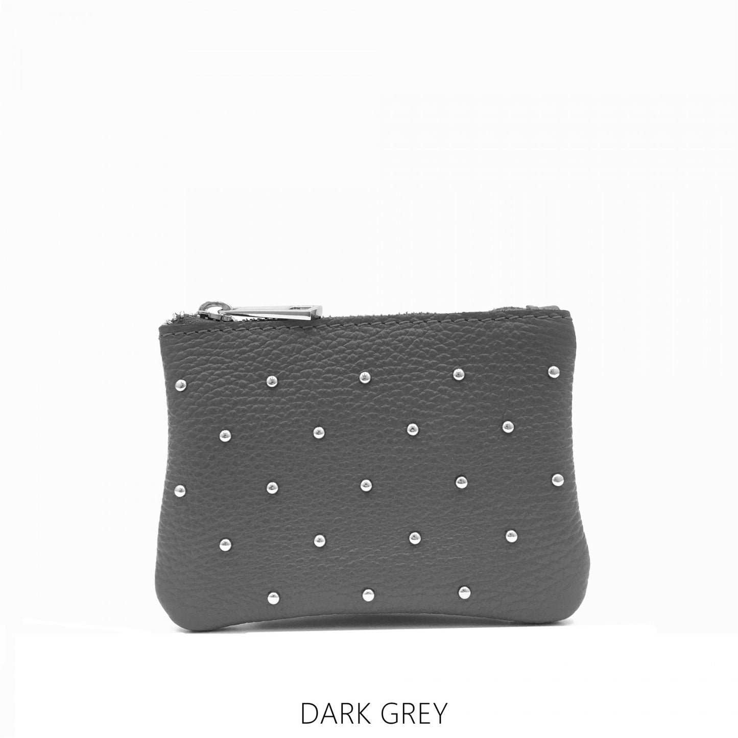Leather Purse With Studs - Various colours