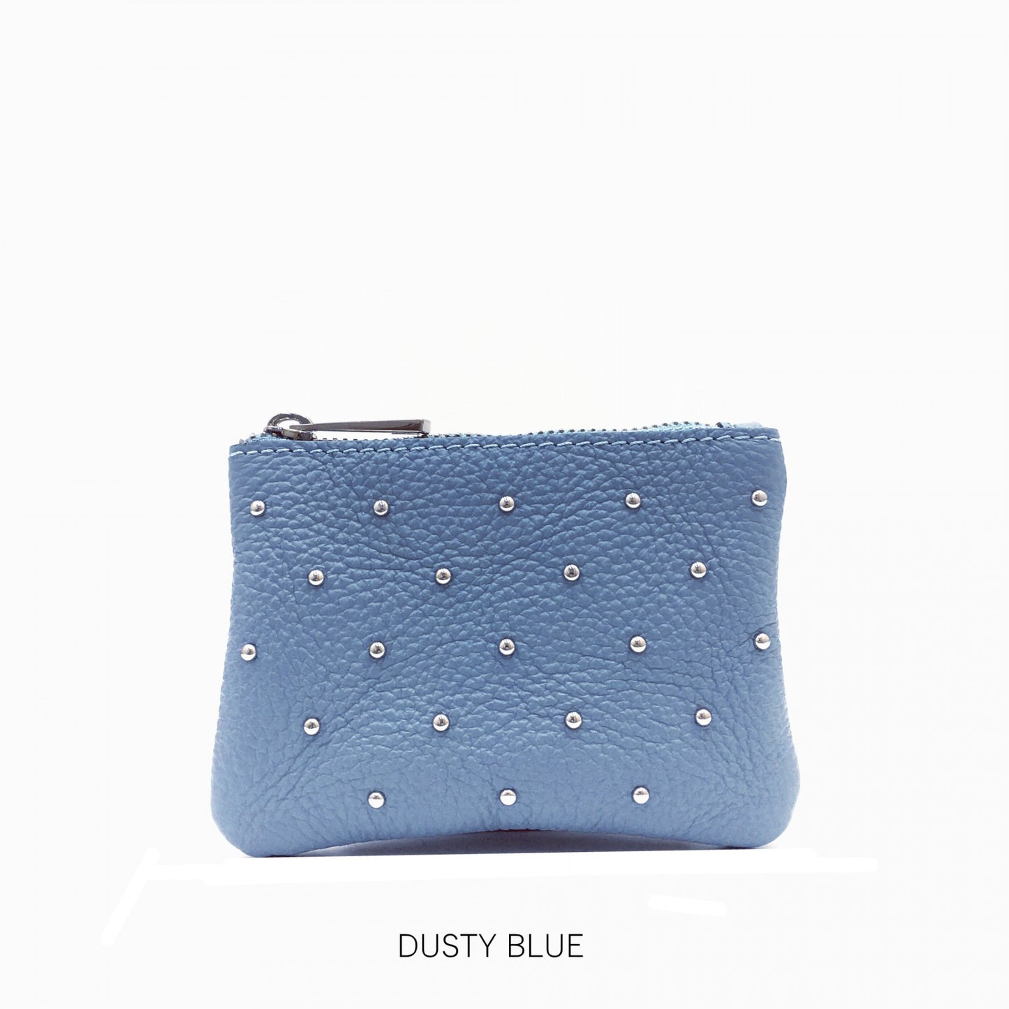Leather Purse With Studs - Various colours