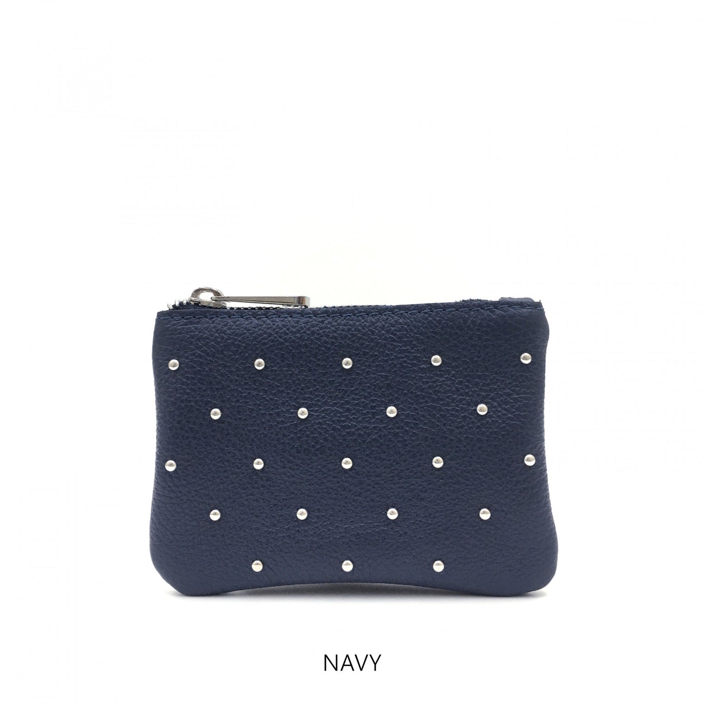 Leather Purse With Studs - Various colours