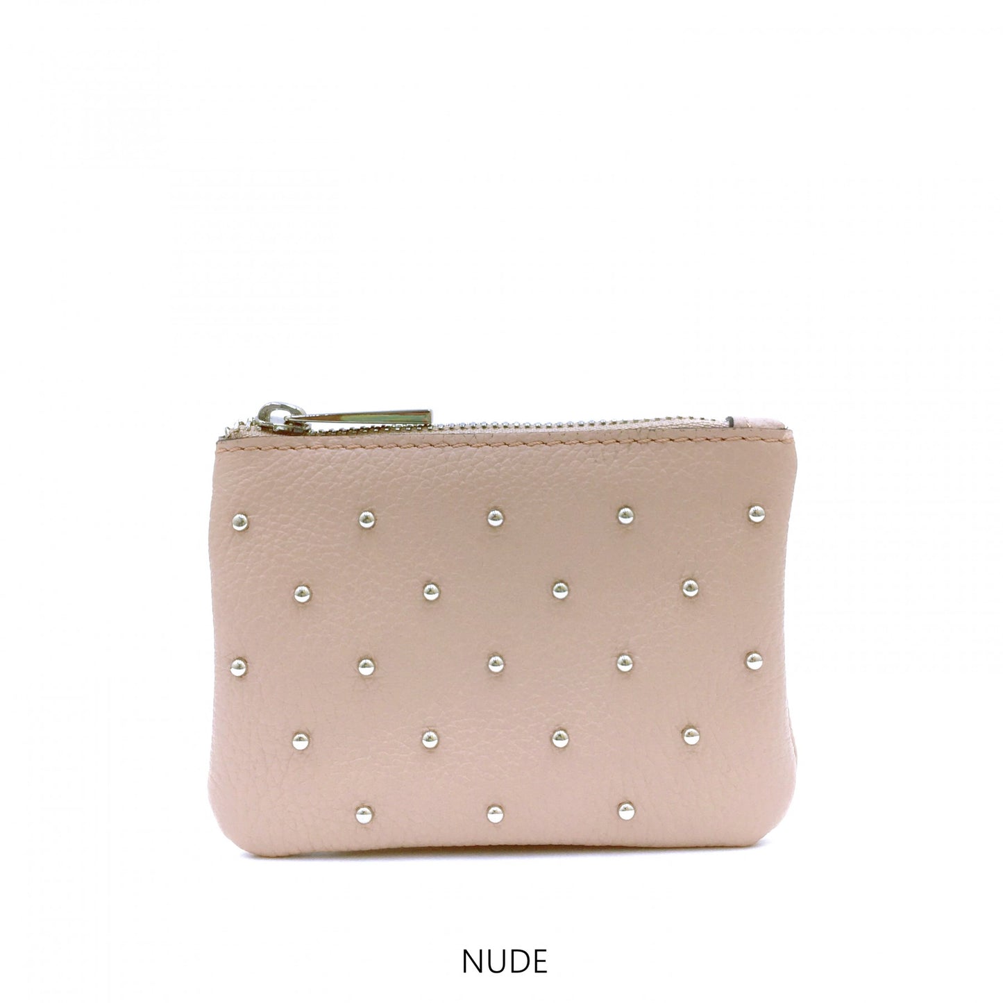 Leather Purse With Studs - Various colours