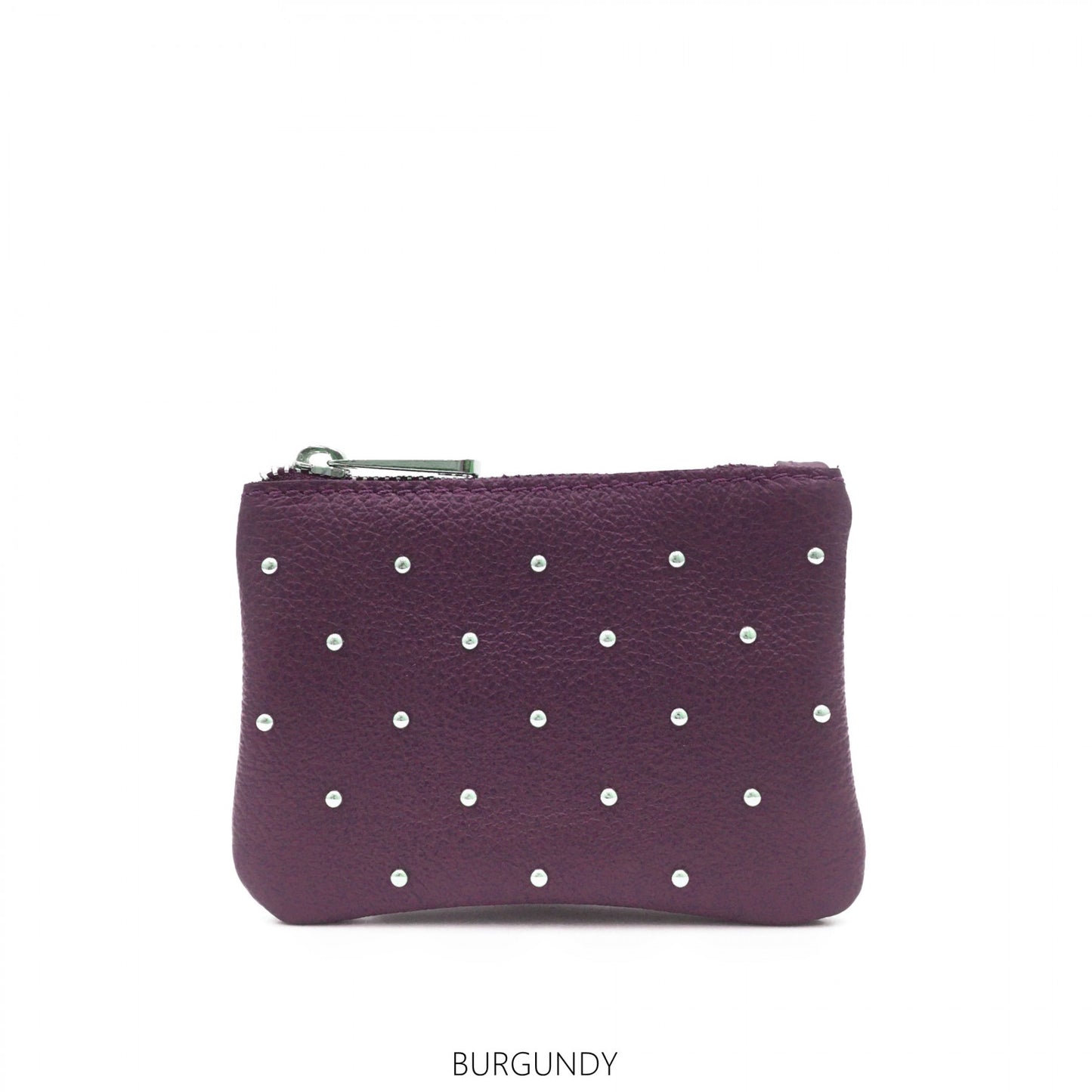 Leather Purse With Studs - Various colours