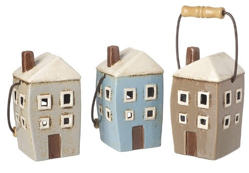 Rustic House Candle Holder