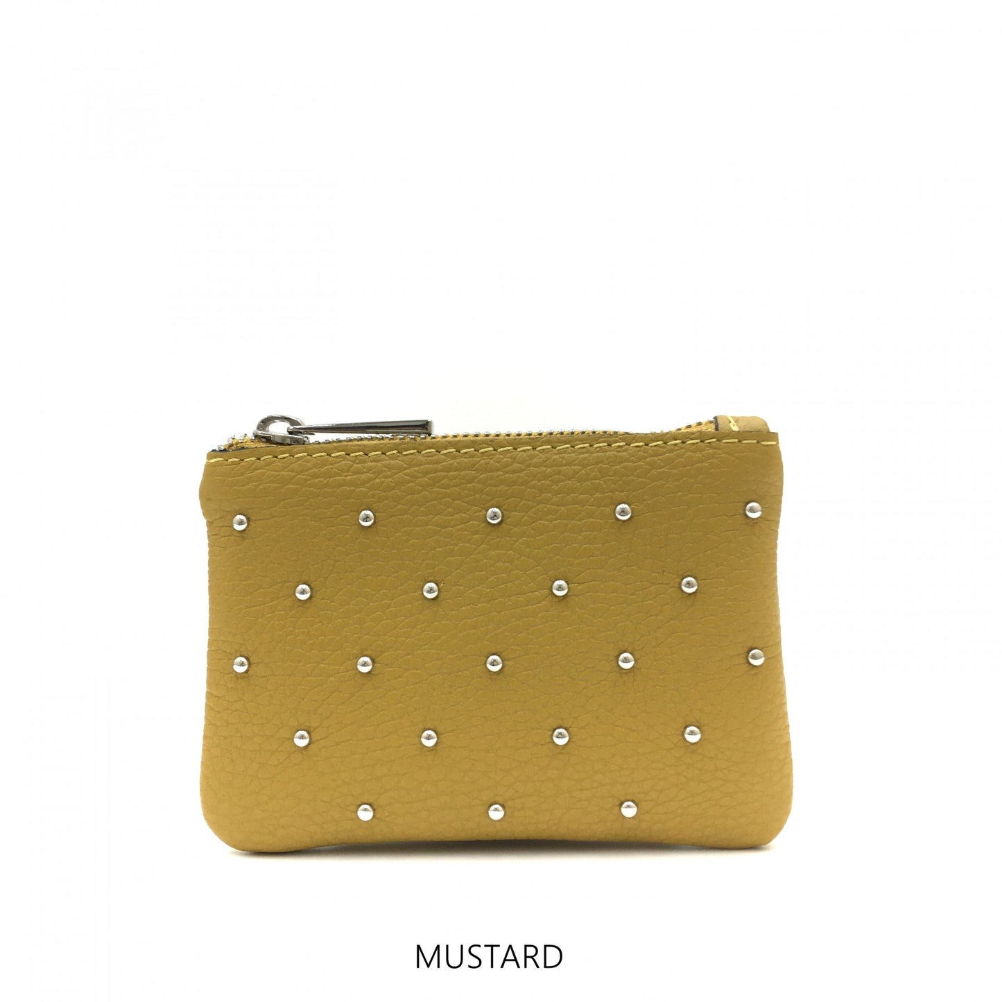 Leather Purse With Studs - Various colours